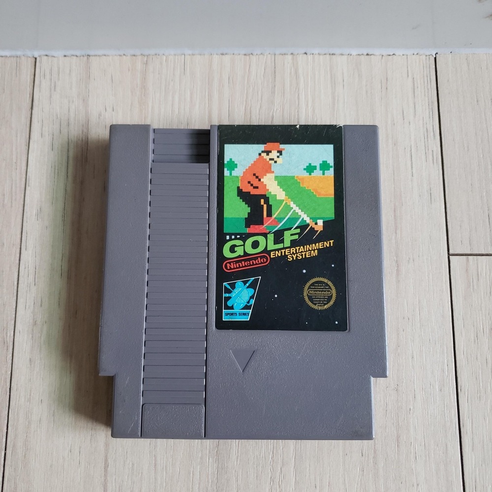 Vintage 3D Mini Golf Nintendo NES Game 1985 Sports NTSC-U/C Gray Japan Cart